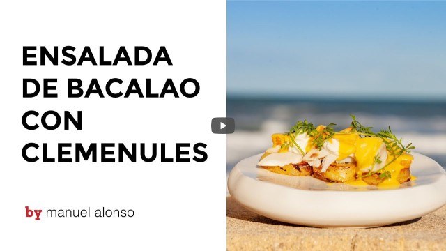 Deliciosa receta de Ensalada de bacalao con mandarinas Clemenules