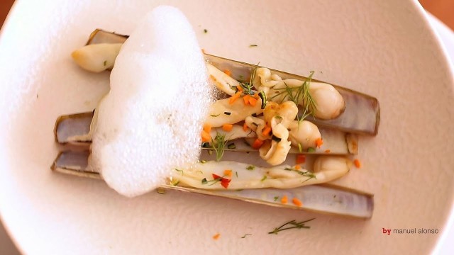 Receta de navajas al aire de lima